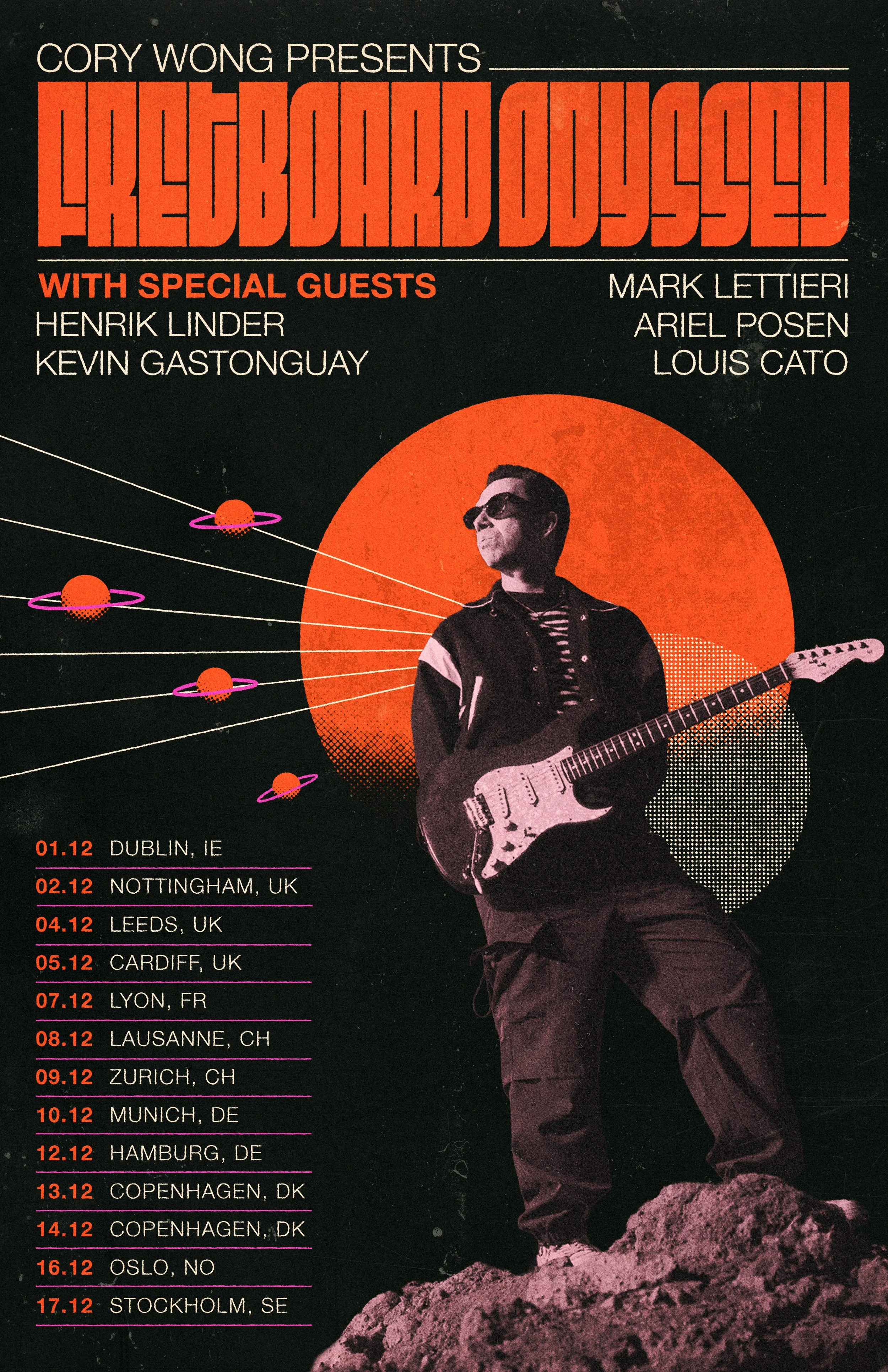 Cory Wong Fretboard Odyssey Dates