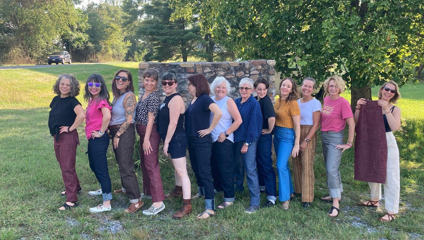 There's a new post up on the blog about our recent jeans workshops.⁠
Read about it and find a few more pictures at makeitsewva.com/blog