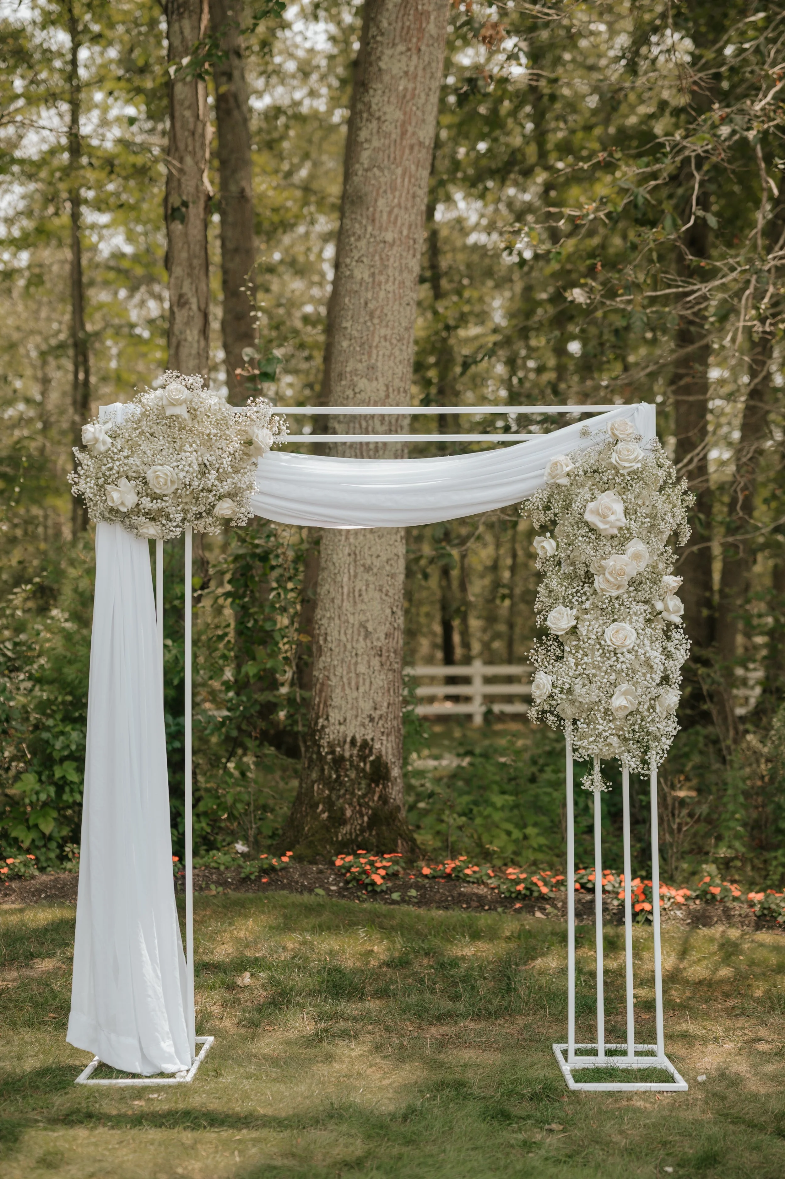White Florence Arbor