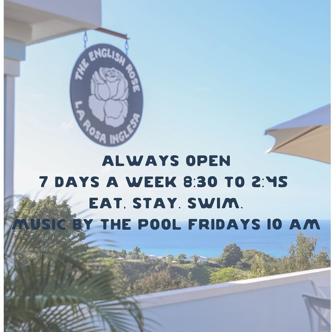 EAT. STAY. SWIM. 7 days a week.