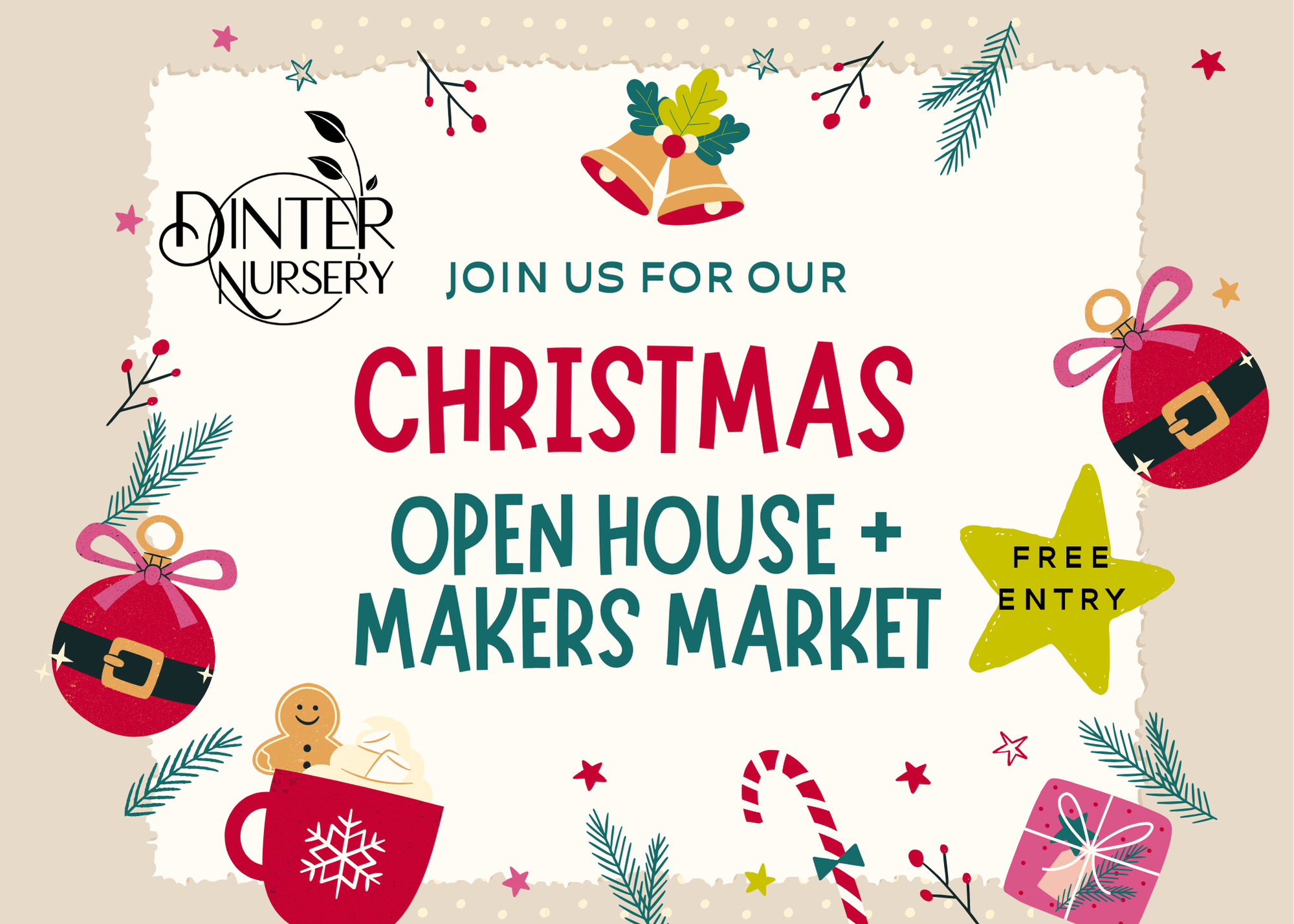 Christmas Open House + Makers Market