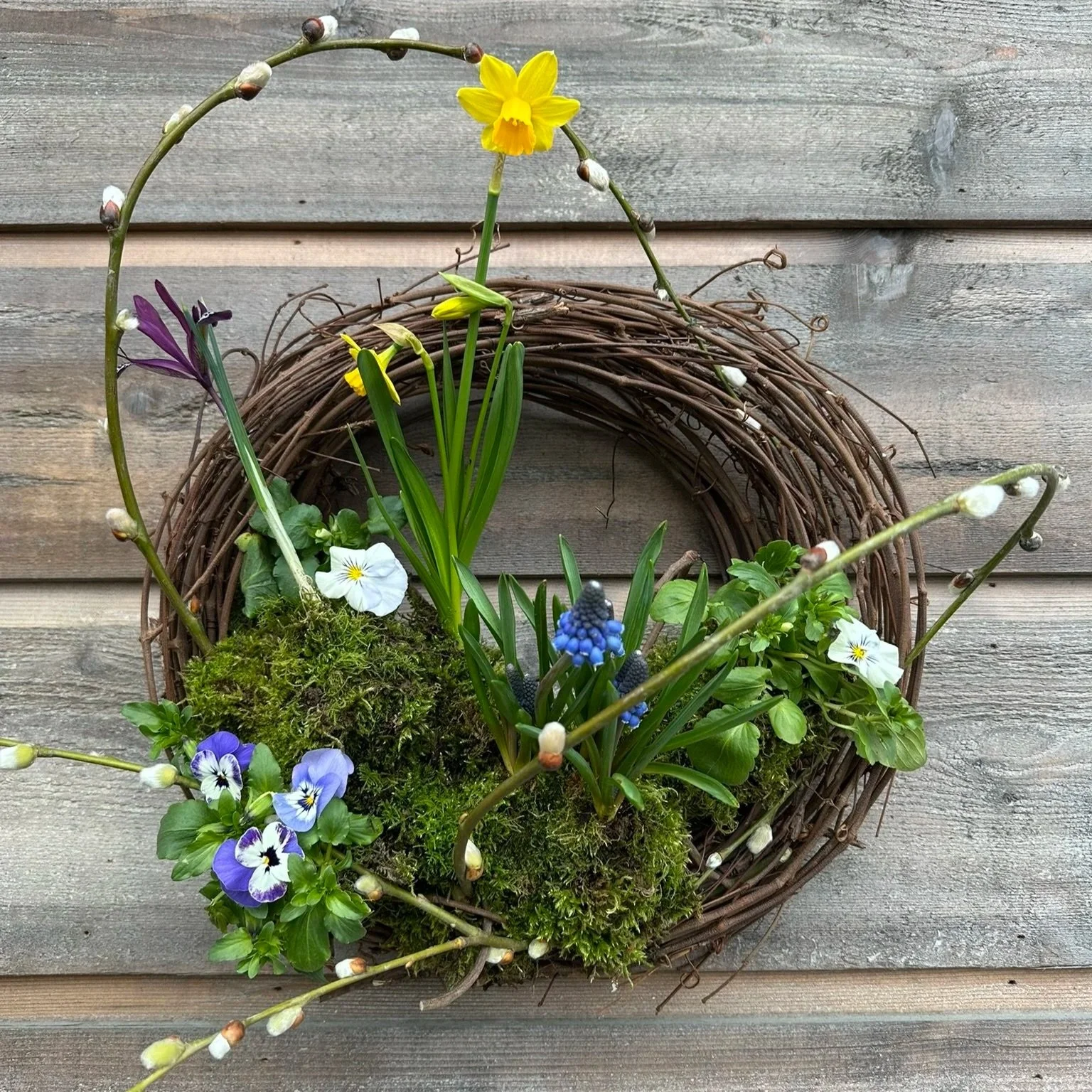 Create a Spring Grapevine Wreath