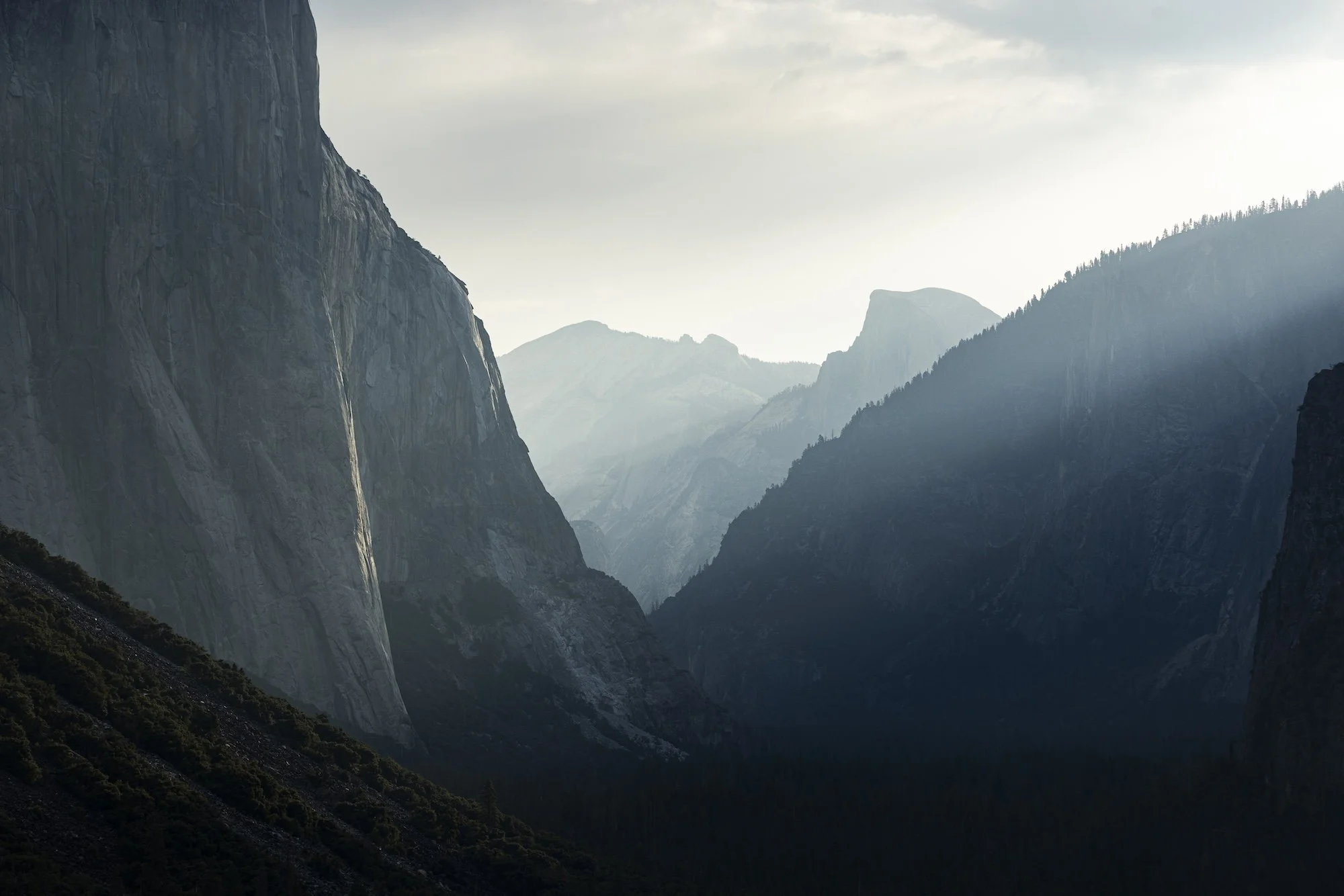 Yosemite just past sunrise