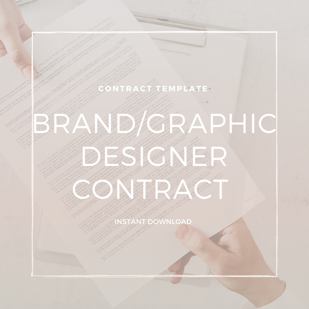 Graphic Designer Contract Brand Designer Contract Freelance Design