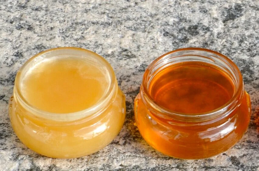 Raw Honey Crystallization