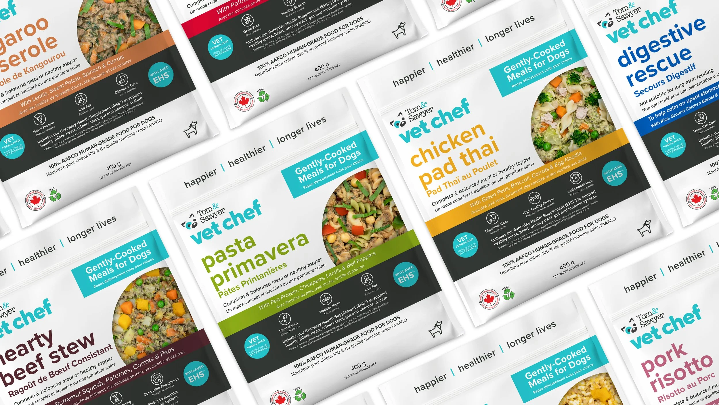 Gently-Cooked Pet Food Packaging