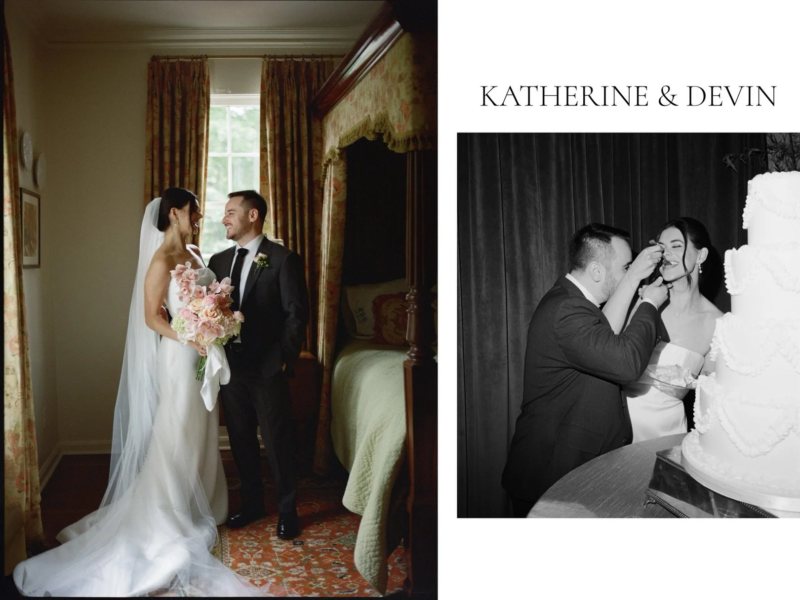 A spring wedding day full of rain, Katherine &amp; Devin made plan B a blessing! 🫶🏻
