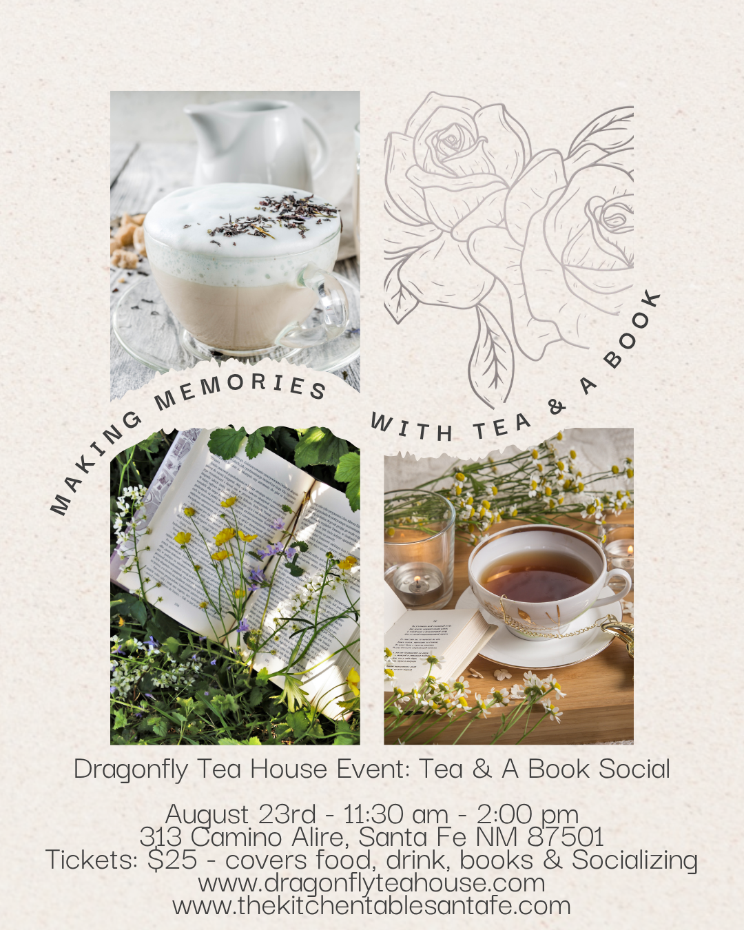 Tea & A Book Social with Dragonfly Tea House