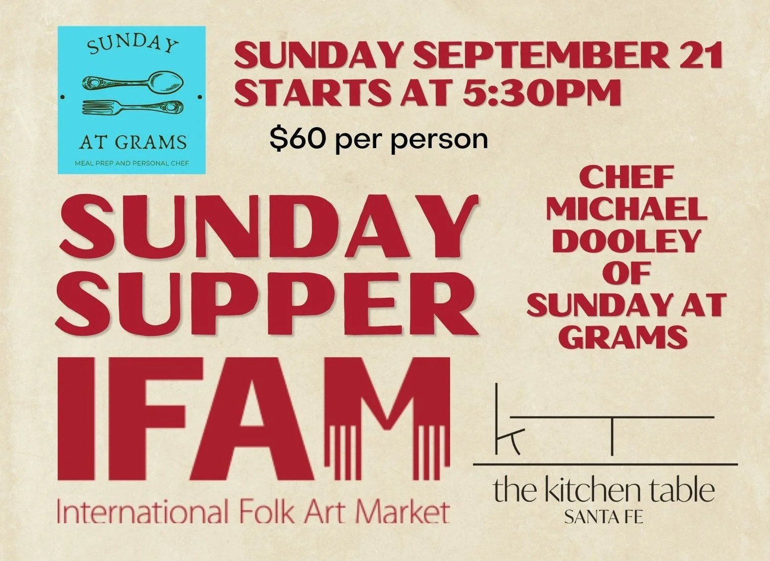 Sunday Supper by Sunday at Grams