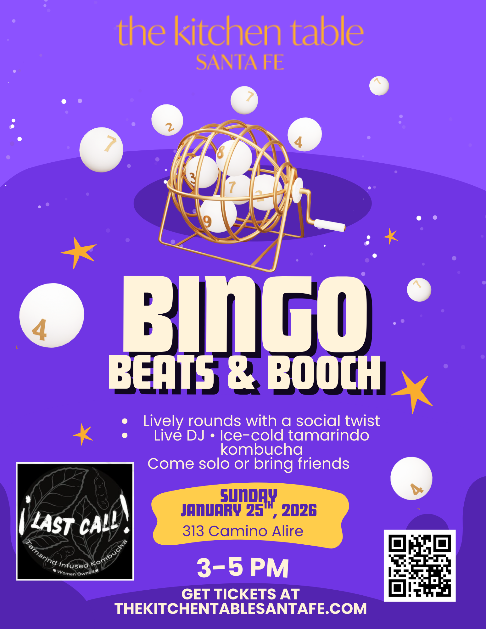 Purple And Yellow Playful Bingo Game Night Event Flyer.png