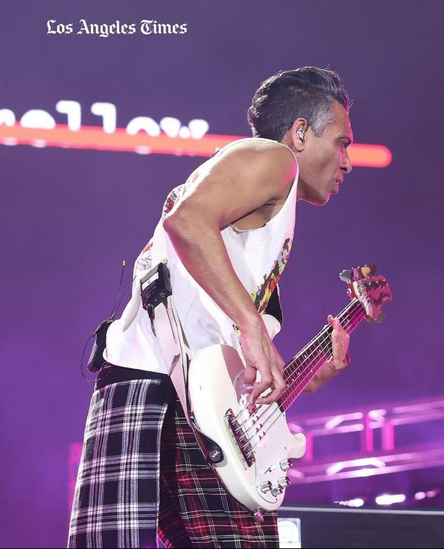 Insane show by @nodoubt @tonykanal. Hair by me! 🥳 

📷: @latimes_entertainment