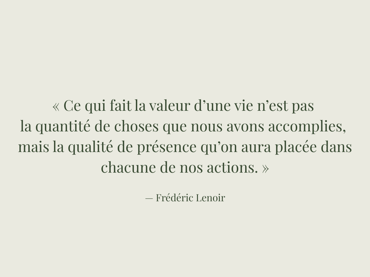 La citation du jour