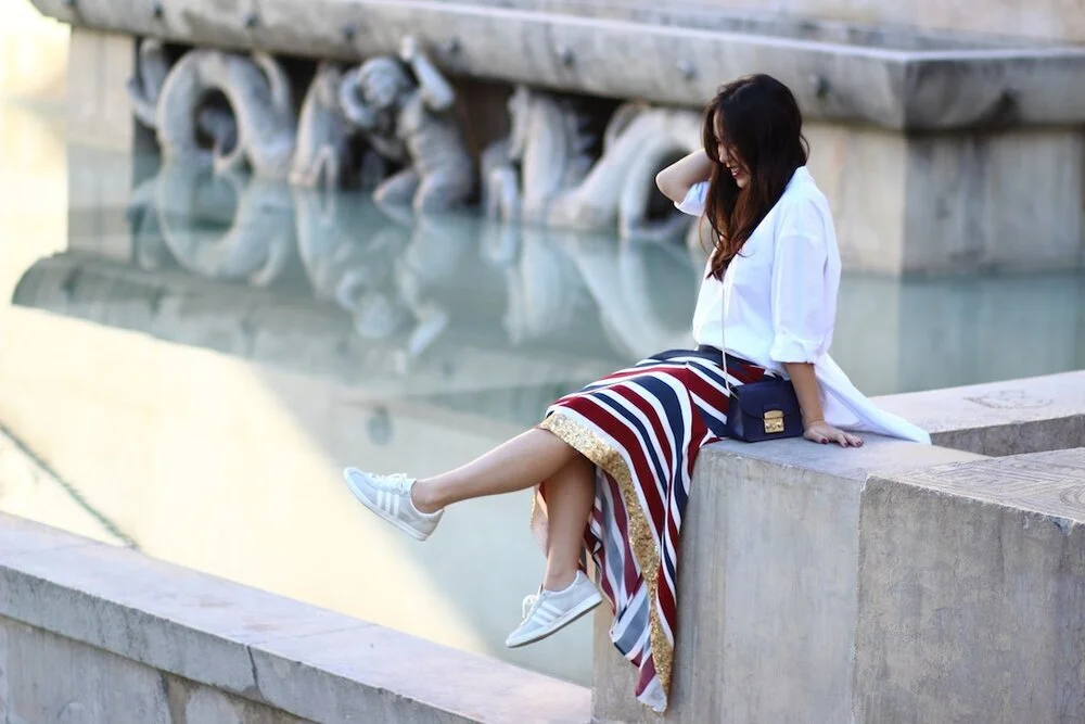 PFW Outfit // White Shadows