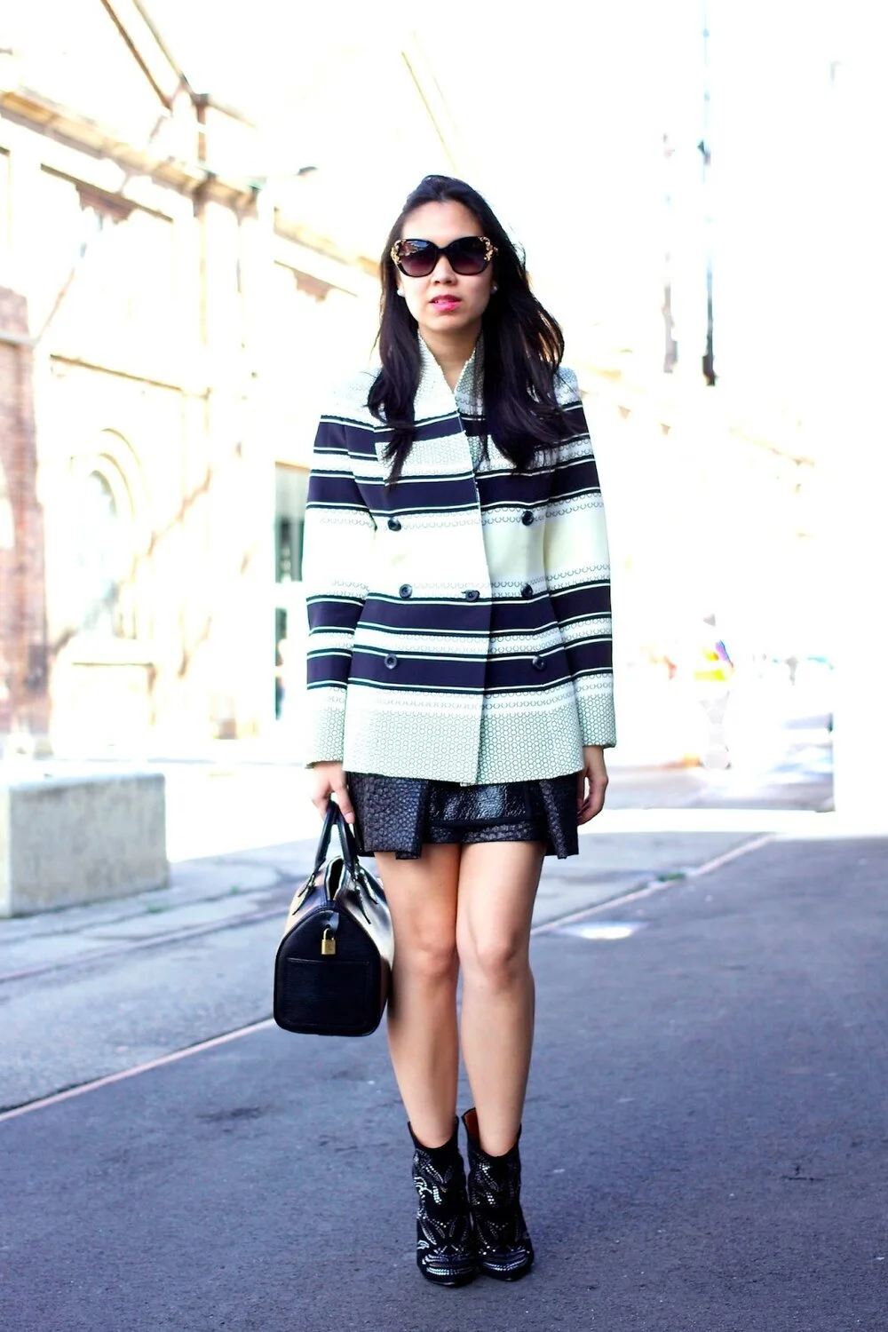 MBFWA Outfit // Couture Candy Stripes