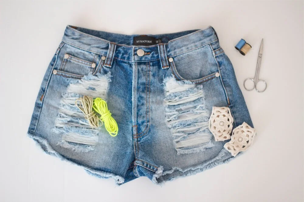 DIY Denim Shorts