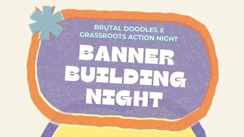 Banner Building Night