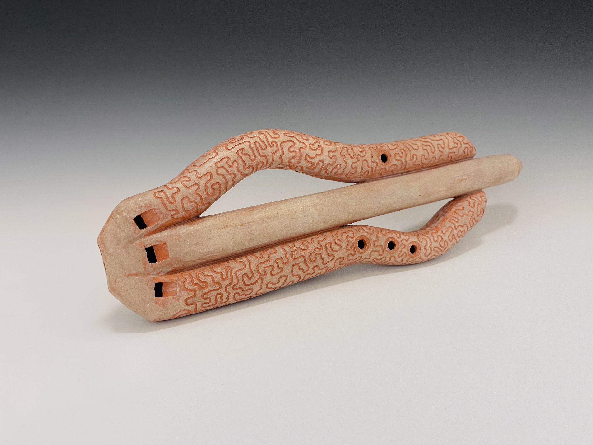 "BRAIN CORAL TRIPLE FLUTE" | Melissa Foss