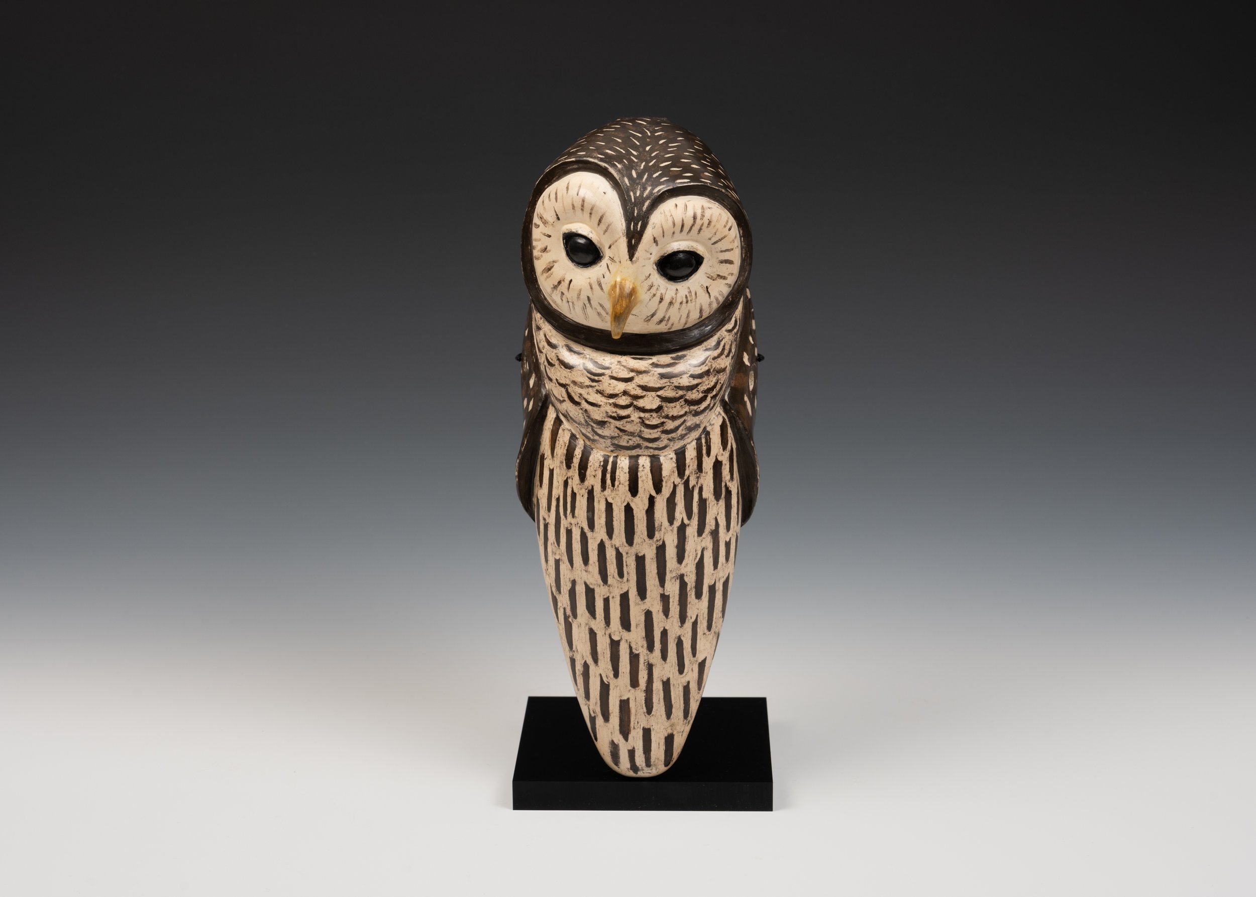 "BARRED OWL OCARINA" | Melissa Foss