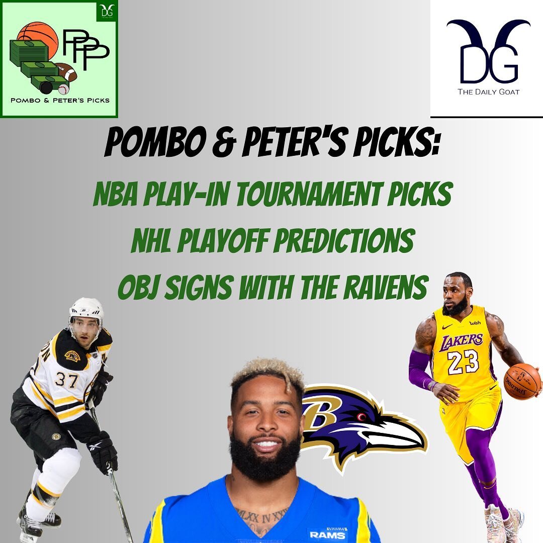 The new episode of @_pppicks with @jpombo24 &amp; @peteralves52  is out!

🐦 Odell Beckham Jr. signs with the 
Ravens.

🏀 They predict the NBAPlay-In Tournament &amp; preview Round 1 of the NBA Playoffs .

🏒 They look ahead to the Stanley Cup Playo