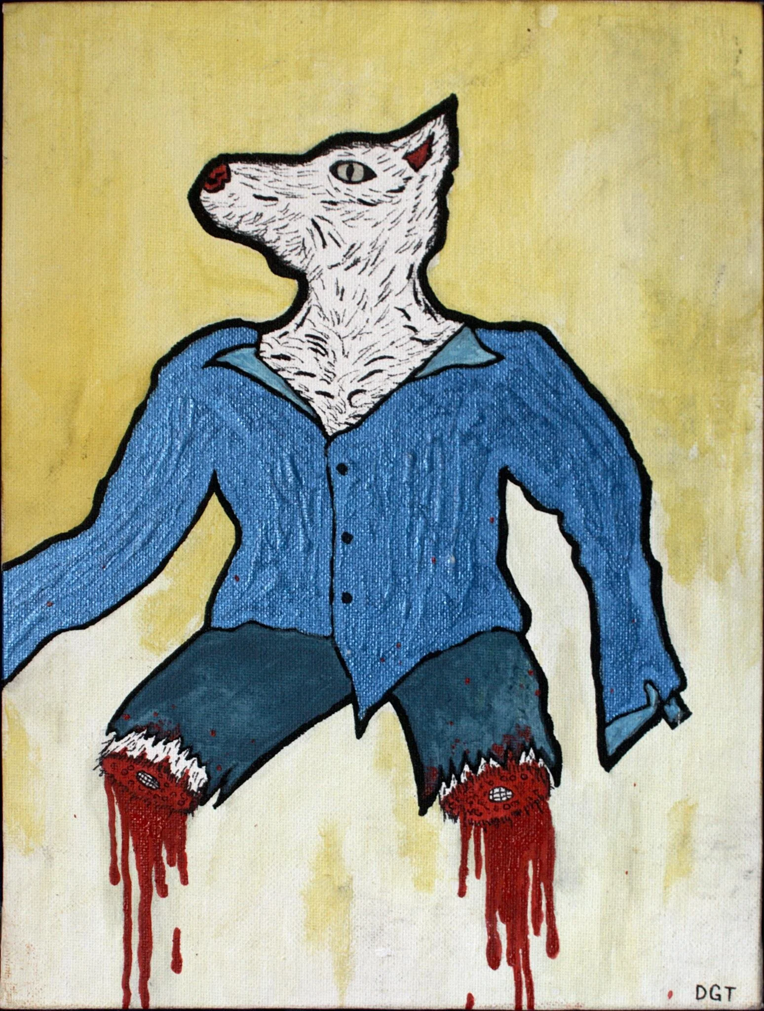 Legs and the Tenderness of Wolves (2015)
© Dylan Thibert Anderson
Acrylic on Canvas (Available)