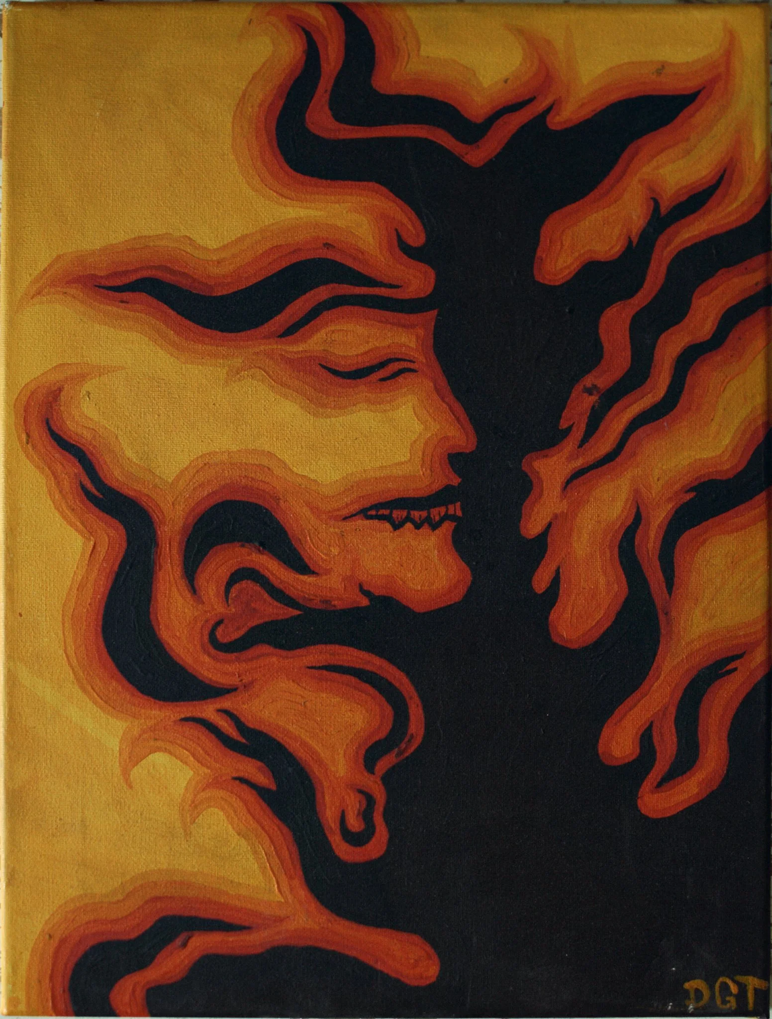 father, don't you see I'm burning (2015)
© Dylan Thibert Anderson
Acrylic on Canvas (Available)