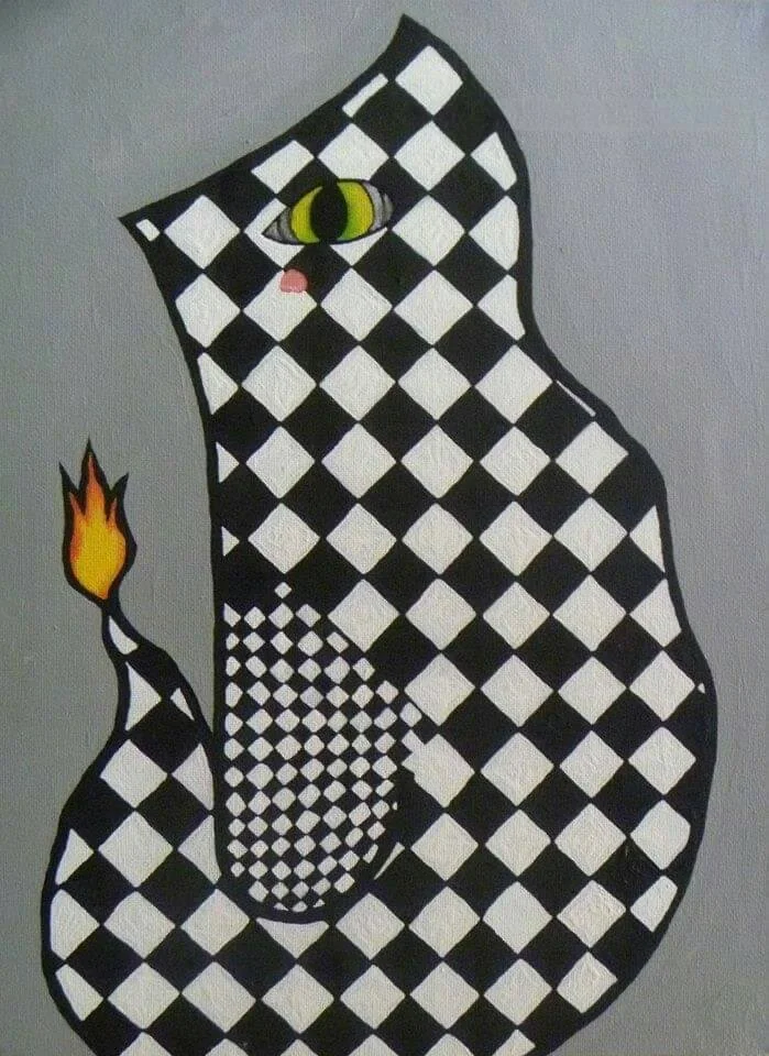 Cat Complex (2014)
© Dylan Thibert Anderson
Acrylic on Canvas