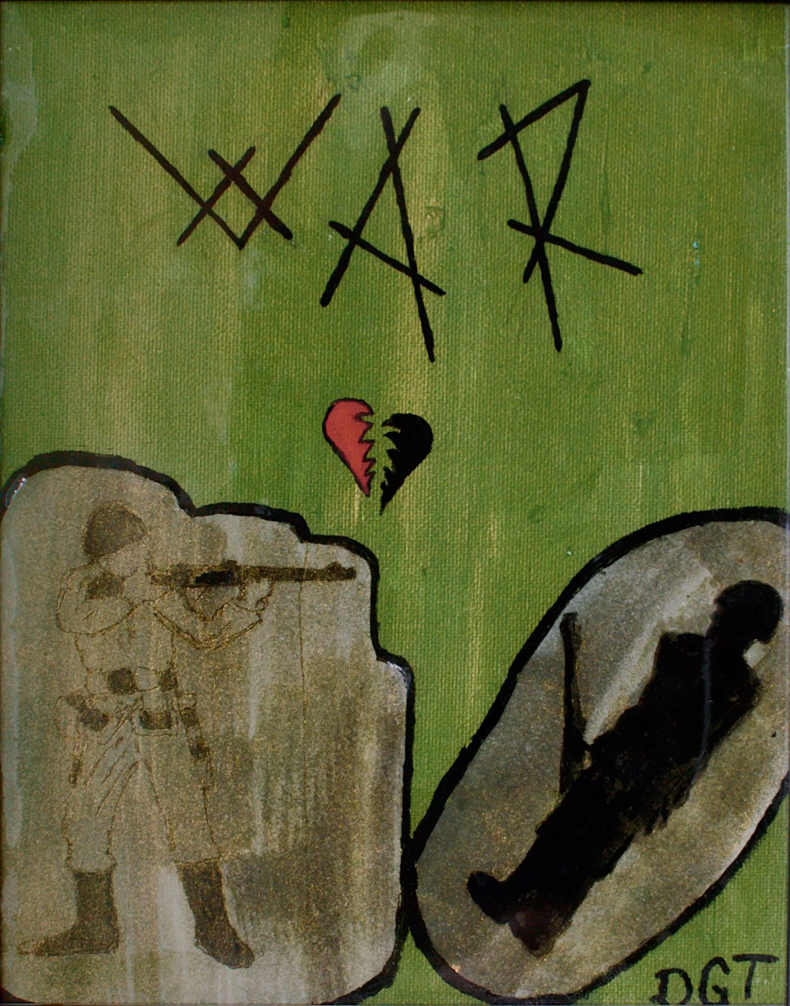 He War (2015)
© Dylan Thibert Anderson
Acrylic on Canvas (Available)