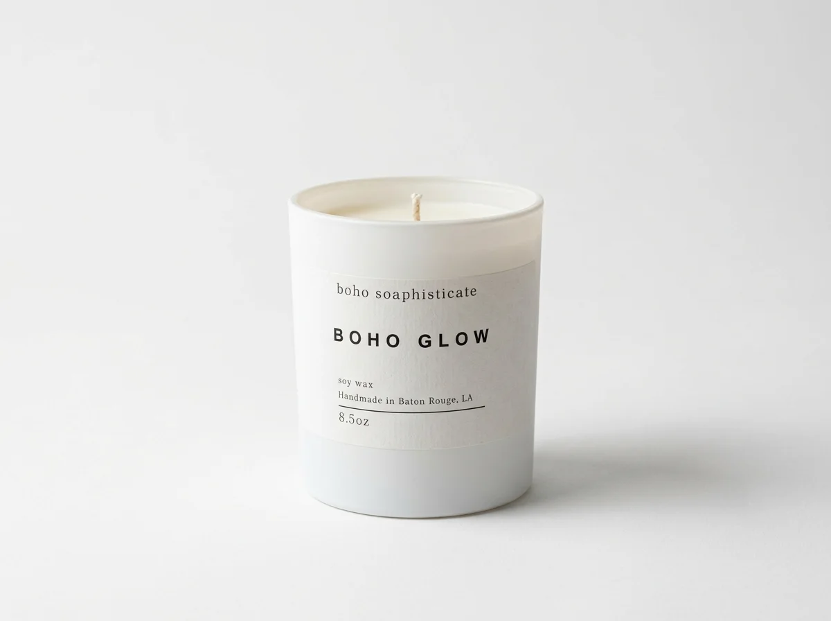 Boho Glow Soy Wax Candle (volcano dupe)