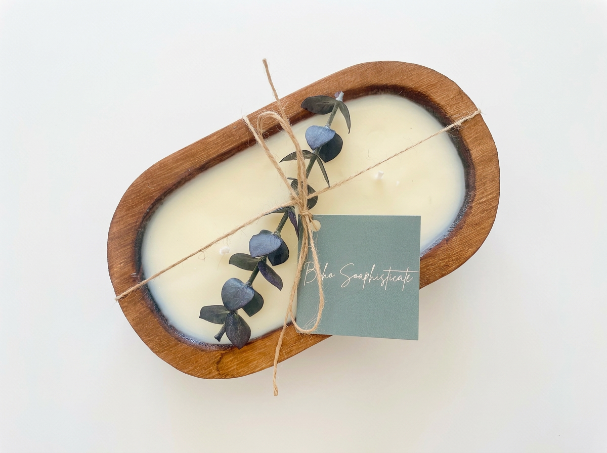 Fall Dough Bowl Candle