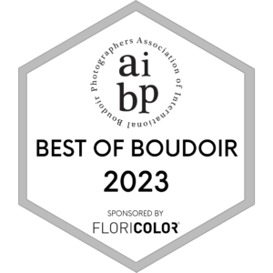 AIBP Best of Boudoir Winner 2023 sponsored by Floricolor badge