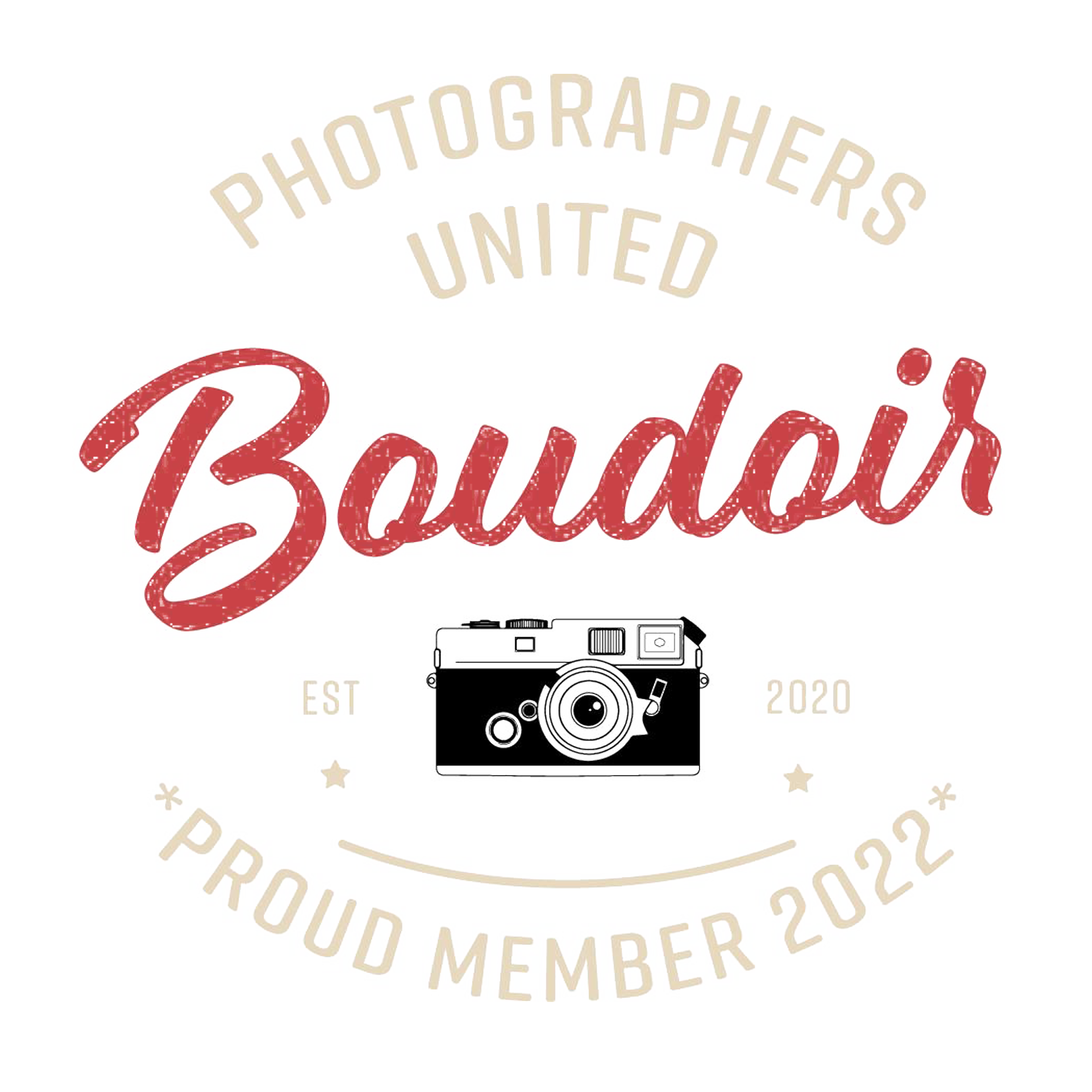 Photographers United Boudoir Member 2022 badge