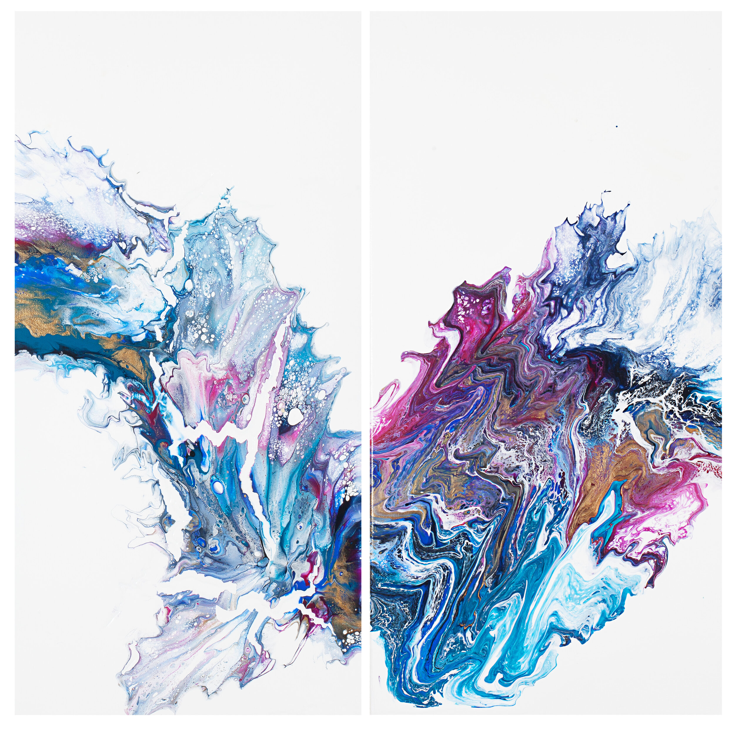 10"x20" Diptych 