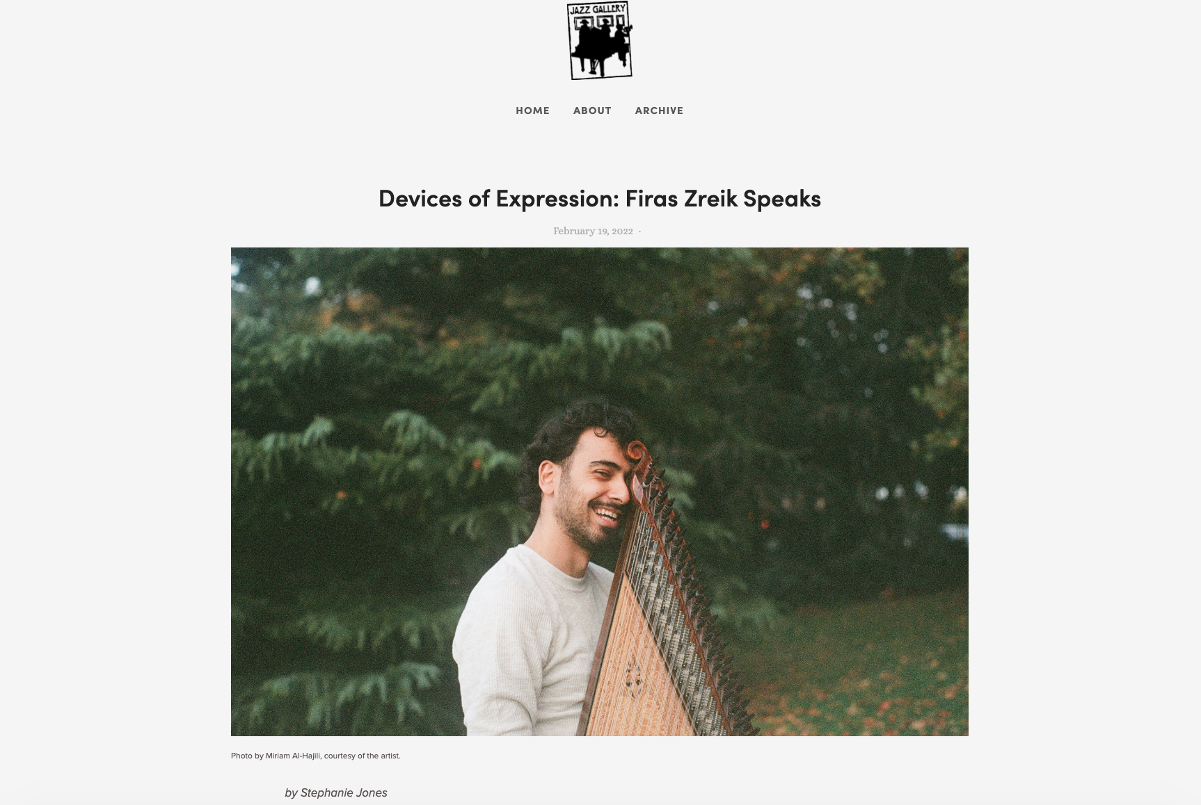 Firas Zreik on "Jazz Speaks" - 19/2/2022