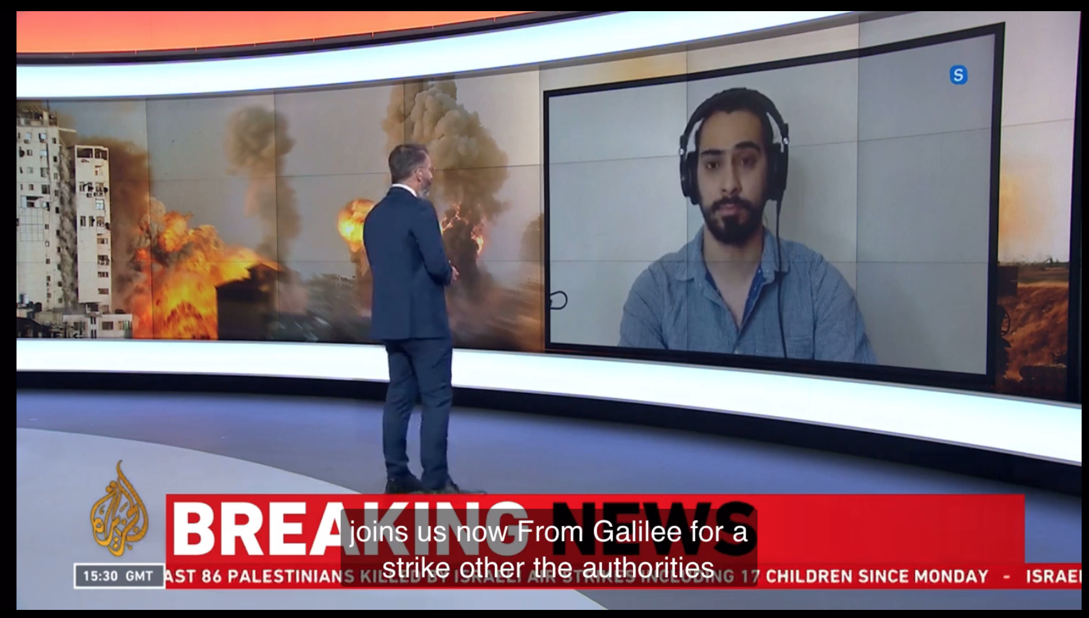 Firas Zreik on Al Jazeera English - 13/5/2021