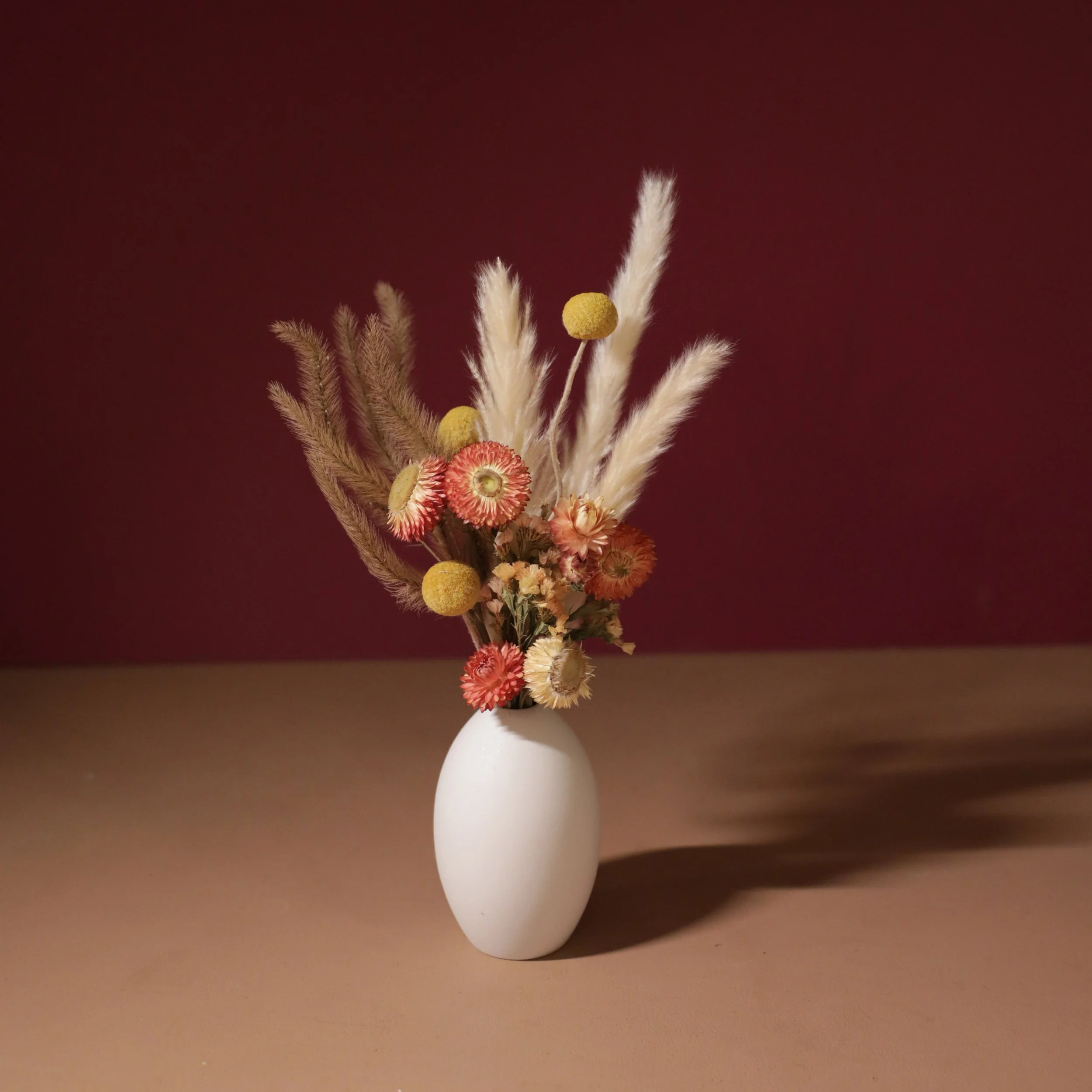 Sunshine Dried Bud Vase Arrangement – Petite