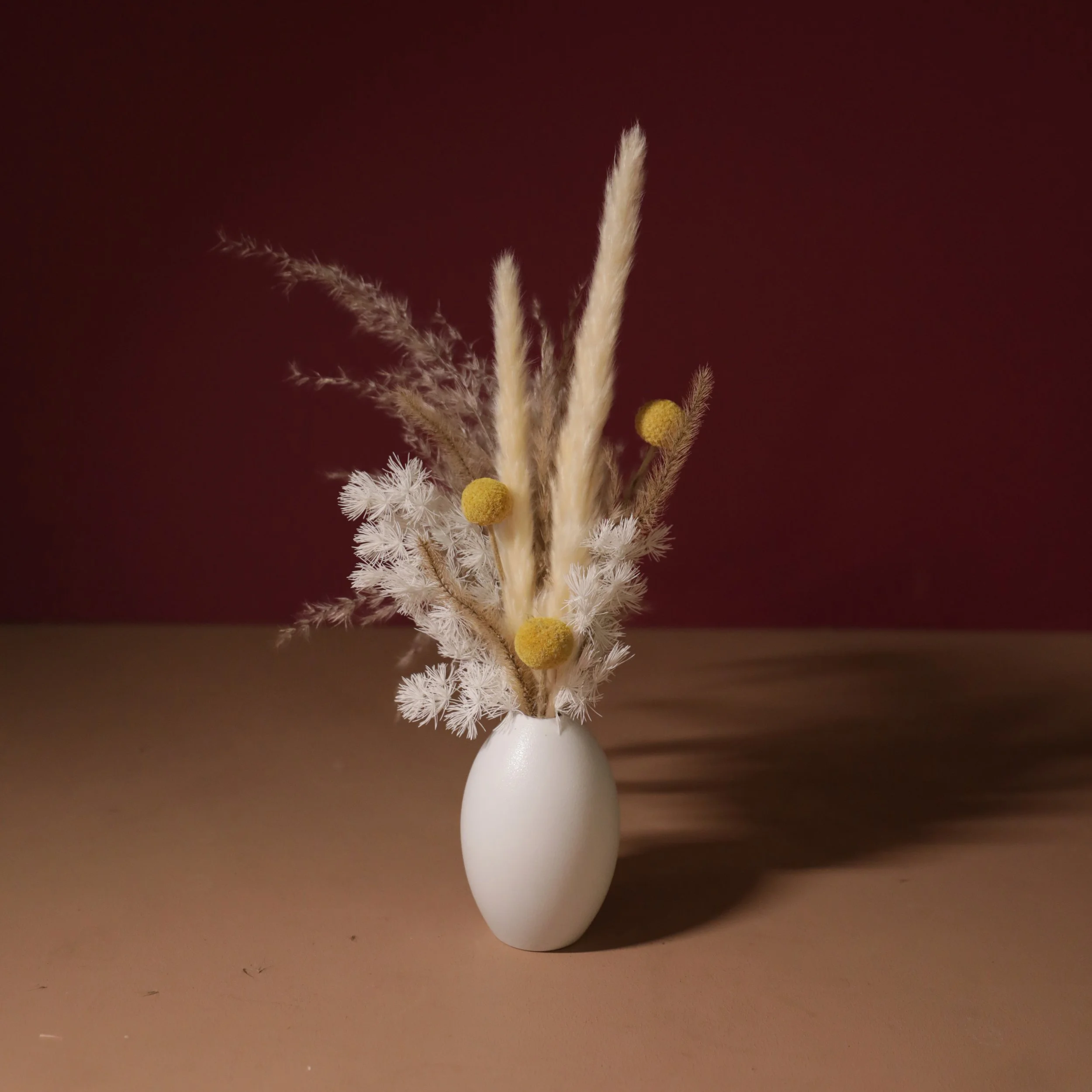 Neutral Dried Vase Arrangement – Petite