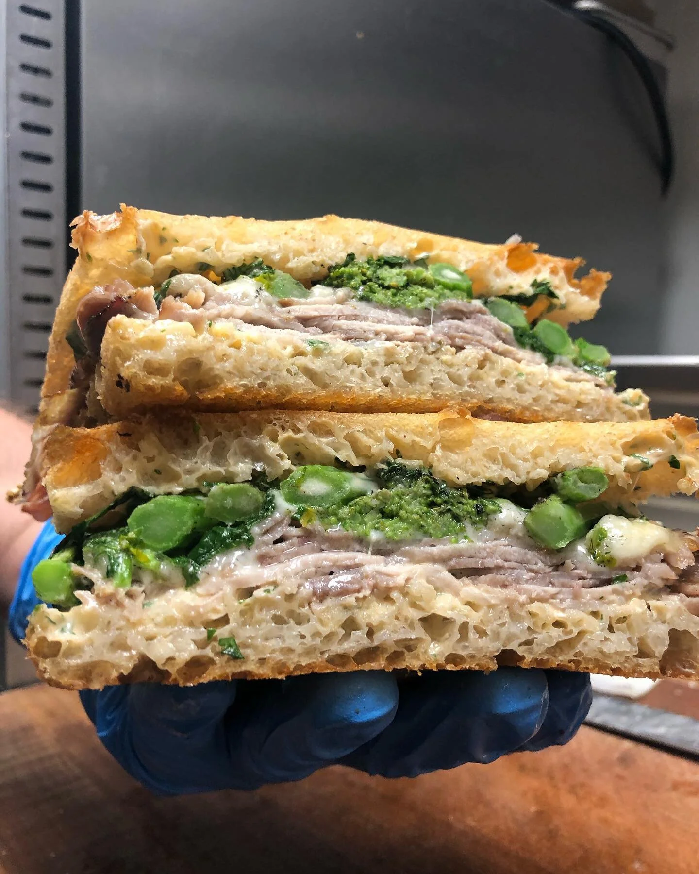 🚨New Sandwich Special🚨

It&rsquo;s cold out so we made a hot sandwich. Philly Style Roast Pork with Charred Rapini and Provolone, add Pickled Sweet &amp; Spicy Peppers for $1.50