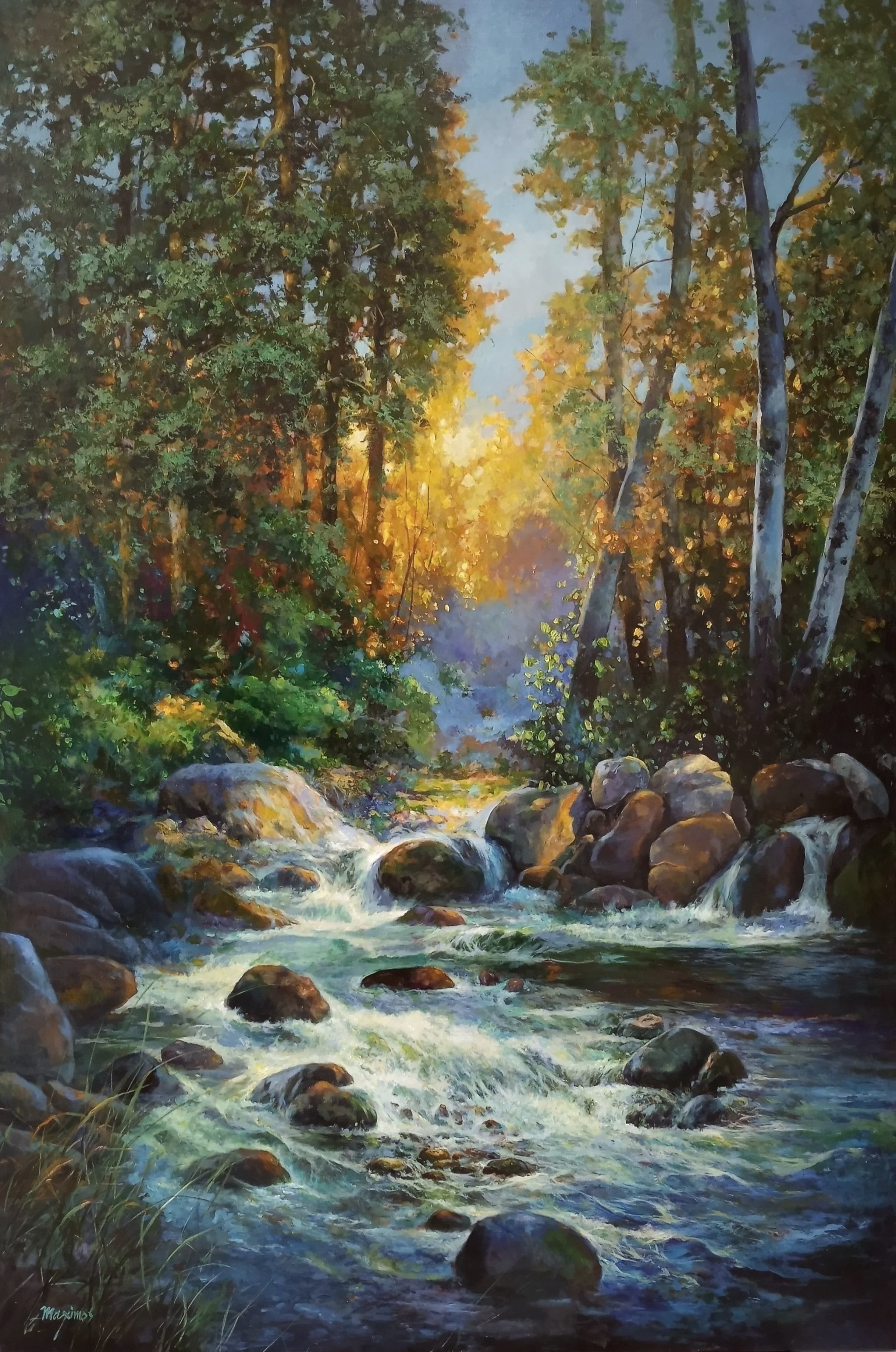 MORNING GLOW - 96x60 - SOLD