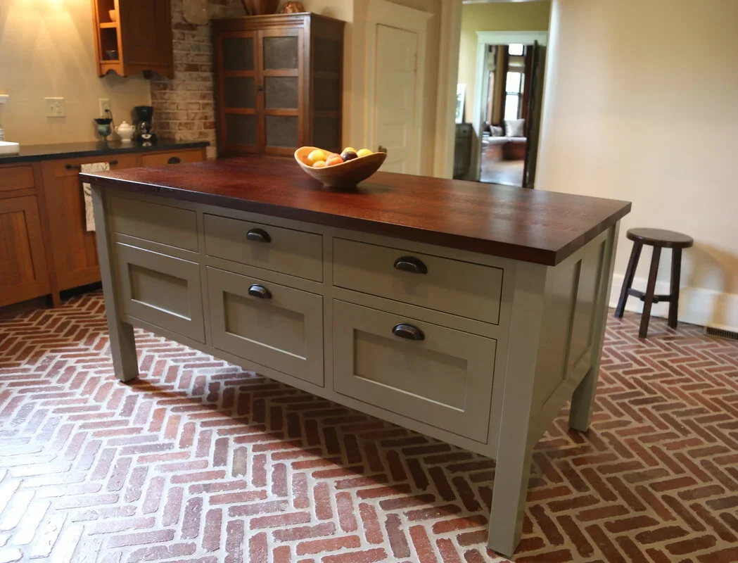Craftsman Kitchen &amp; Island