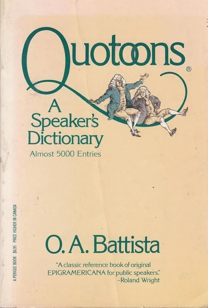 Quotoons: A Speaker's Dictionary