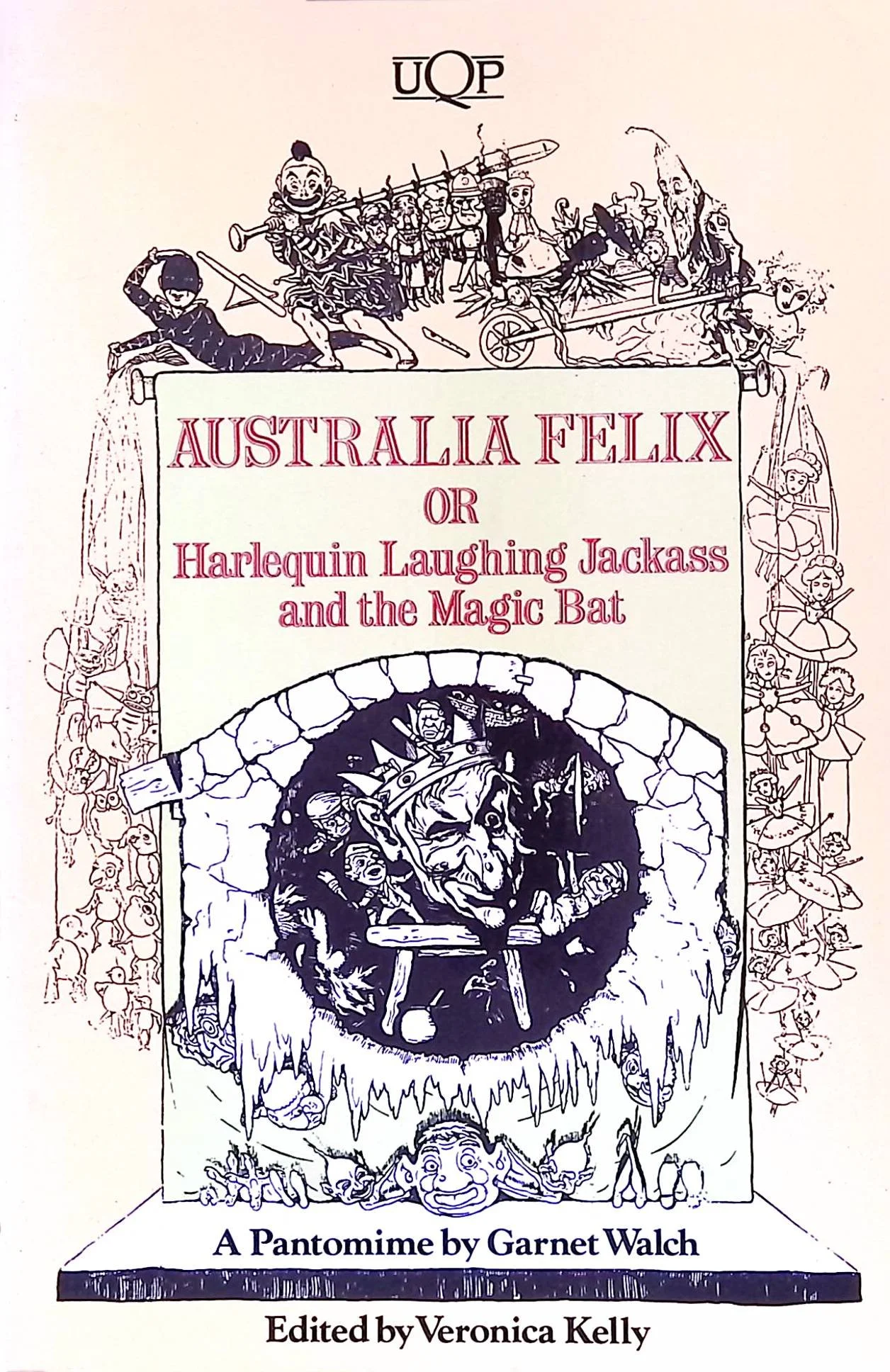 Australia Felix Or Harlequin Laughing Jackass and the Magic Bat