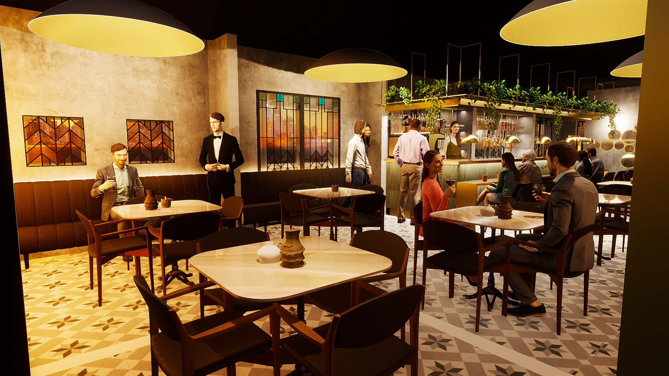 RENDER - GENERAL SEATING