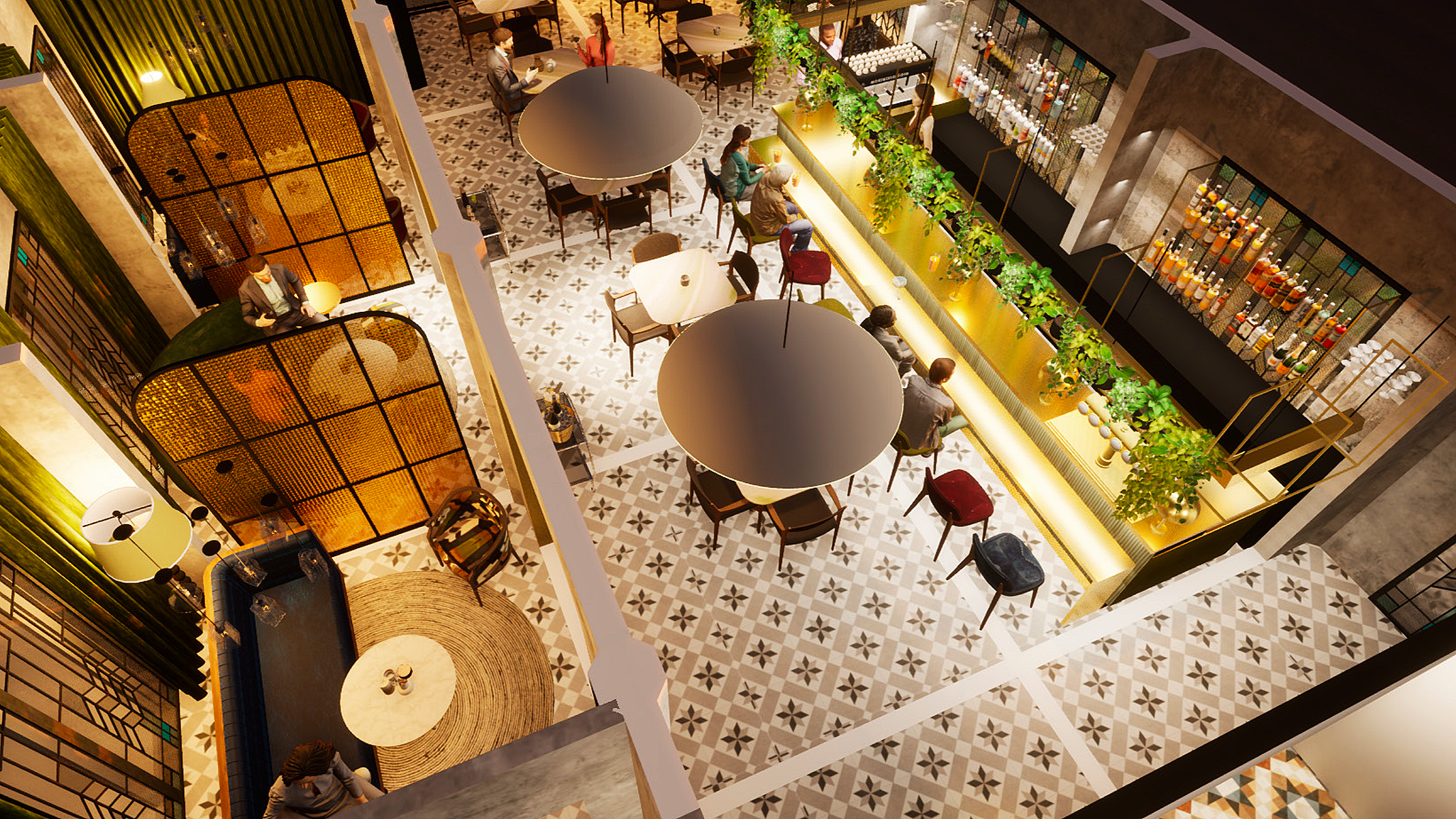 RENDER - OVERHEAD VIEW 2