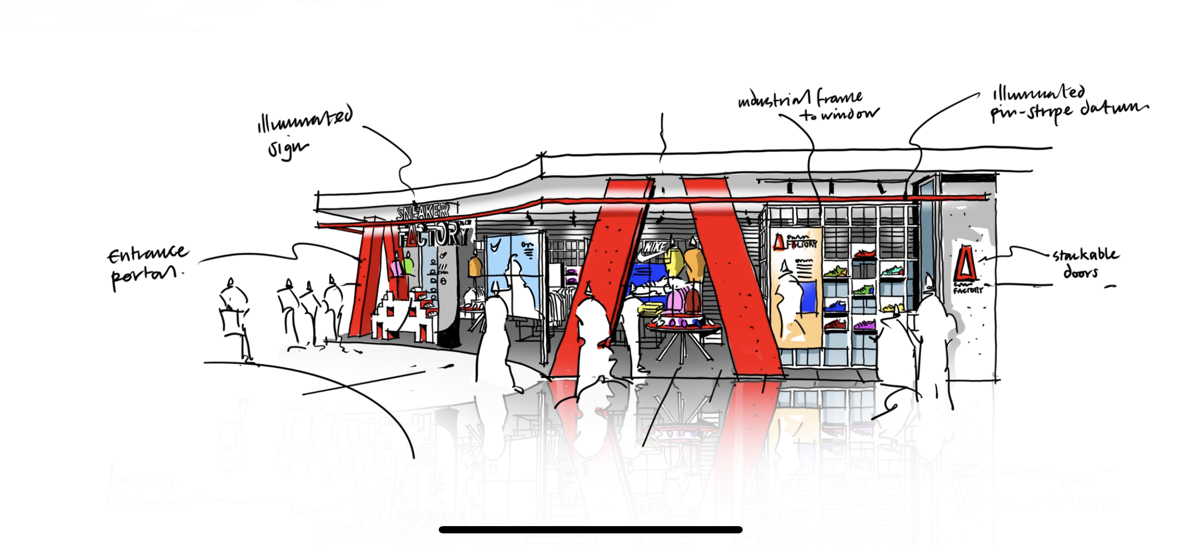 SHOPFRONT SKETCH