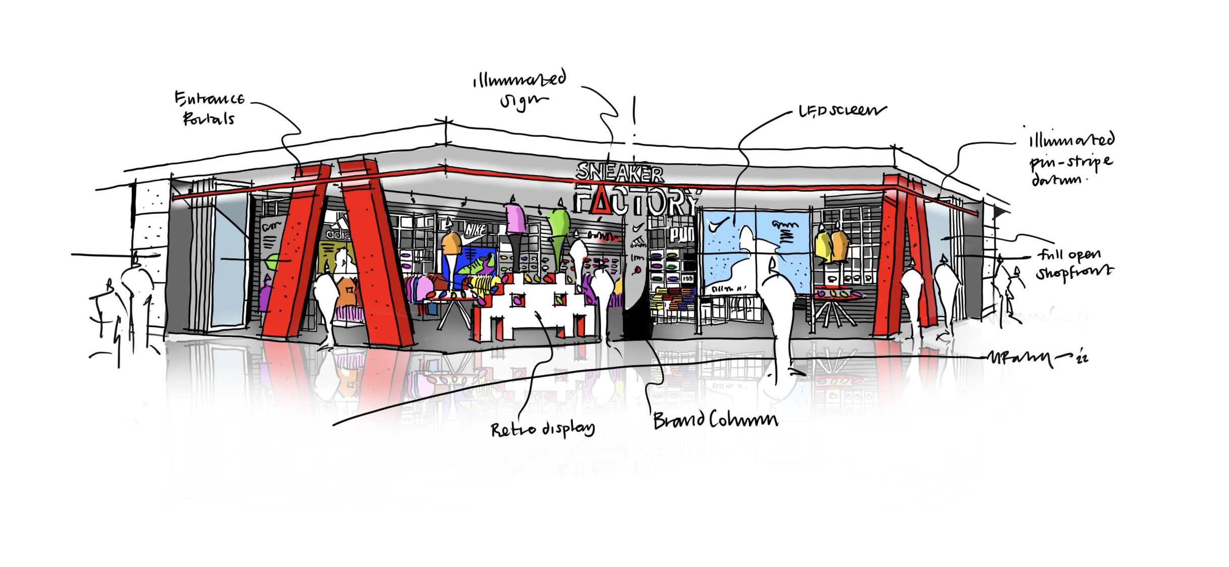 SHOPFRONT SKETCH