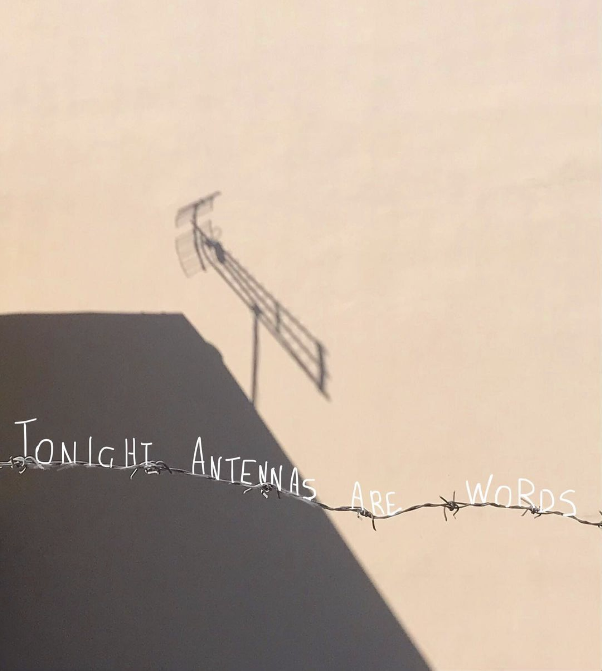 Site-Postscripts: XIII (tonight antennas are words)

©2021 Bill Psarras