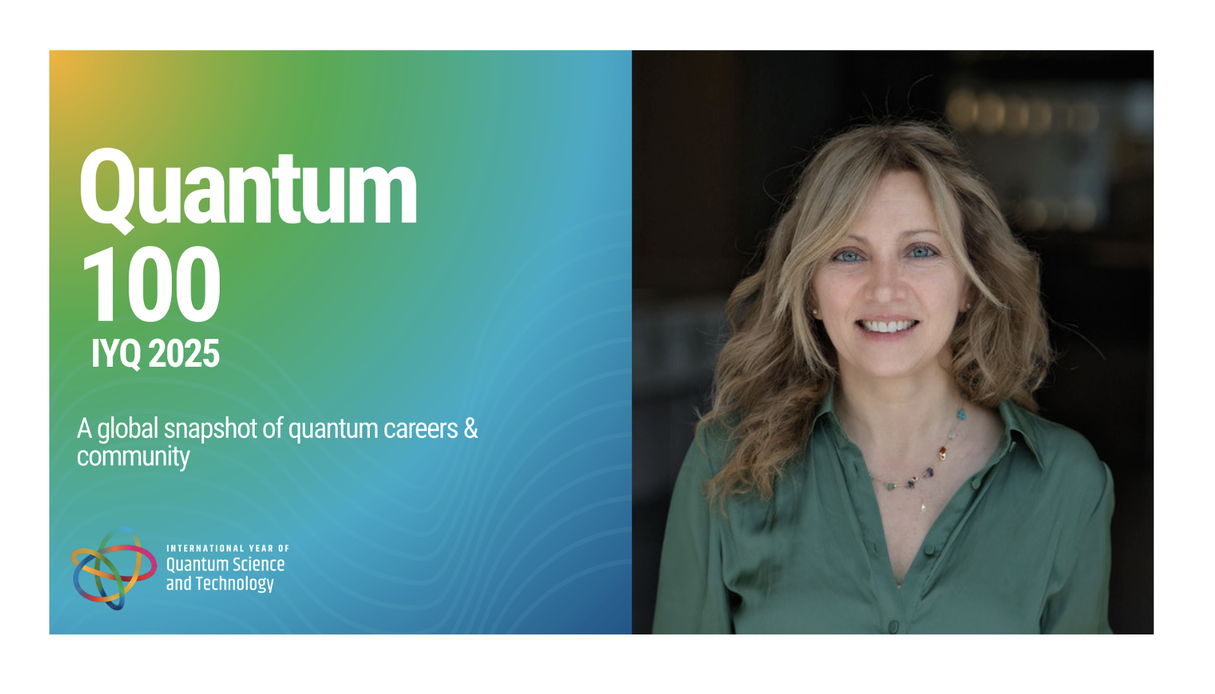 Maria Longobardi Selected for UNESCO’s Quantum 100 List