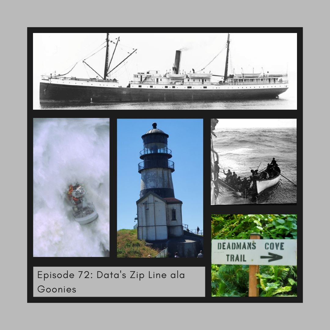 Data's Zip Line ala Goonies — You're Gonna Die Out There