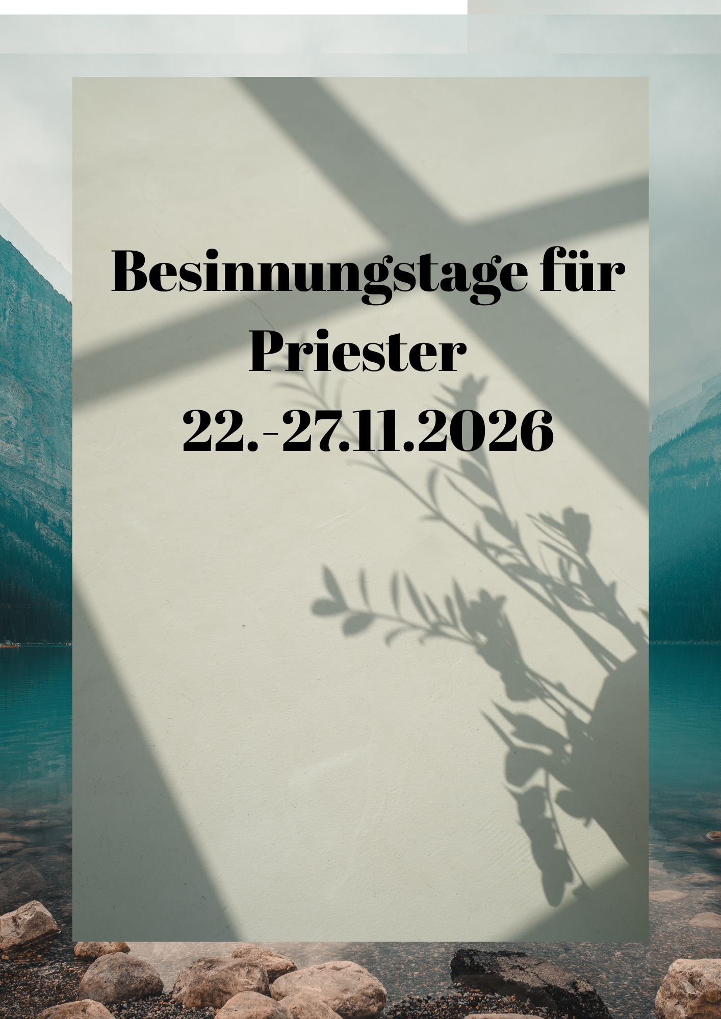 Besinnungstage für Priester