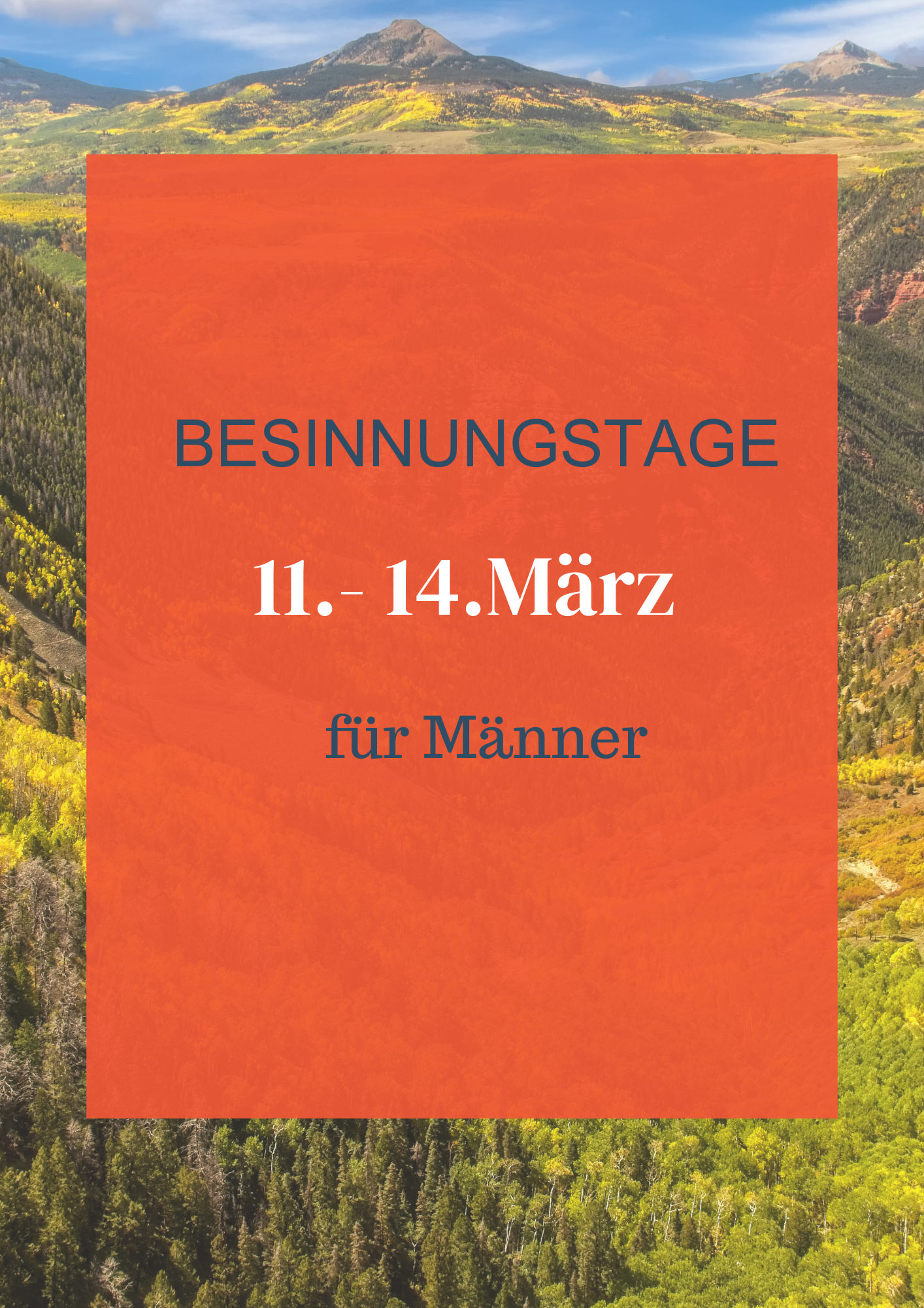 Besinnungstage für Männer 
